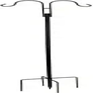 XIRIPO 더블 셰퍼드 후크 76인치 버드 피더 폴 걸이 태양등 꽃바구니 크리스마스 장식 결혼식 5개의 프롱