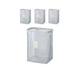 [알티피아]벽 부착식으로 설치가 간편한 빨래바구니 X 4개입-WD40EAE