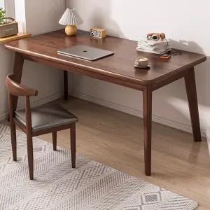 월넛 책상 가정용 오크색 거실 데스크 컴퓨터 테이블 원목