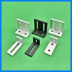 2PCS 2020 3030 4040S 알루미늄 프로파일 수직 조절 불균등 코너 90도 직각 연결 고정