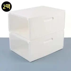 [알티피아]신발장 2칸 수납 보관 정리 함 신발-WD3C66F