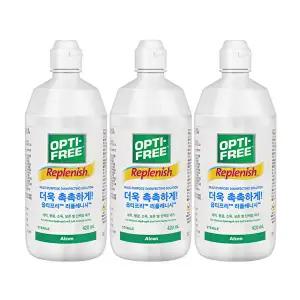 [알콘]옵티프리 렌즈세척액 리플레니시 420ml 3개