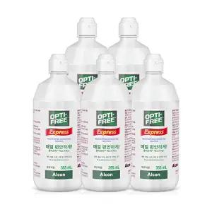 [알콘]옵티프리 렌즈세척액 익스프레스 355ml 5개