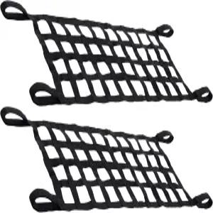 오리온 모터 테크 메시 카고 네트 2팩 루프탑 해먹 1987-2022 지프 랭글러 YJ TJ JK JL 글래디에이터 JT 탑