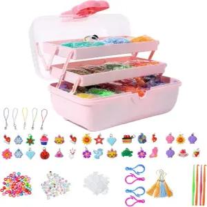 JYBN 16000+고무줄 팔찌 키트 30가지 색상 고무줄 리필 룸 세트 밴드 우정 크리에이티비티 생일 선물