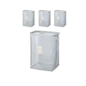 벽 부착식으로 설치가 간편한 빨래바구니 X 4개입-WD40EAE