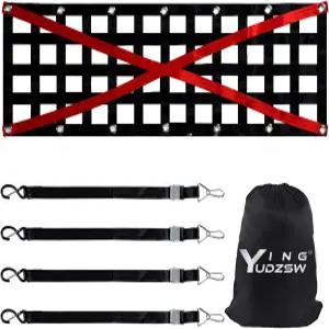 픽업 트레일러 보트 SUV에 적합한 4개의 조절 가능한 버클 스트랩이 있는 트럭 침대용 YINGYUDZSW