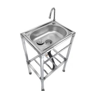 씽크대제작 보조 싱크대 개수대 간이 소형 특가 사무실 간편형 42x37CM 탕비