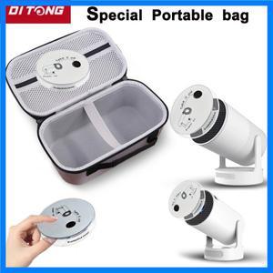 DITONG 범용 프로젝터 운반 가방 HY300 Pro 울트라 미니 보호 여행용 보관 케이스 다기능 핸들 파우치