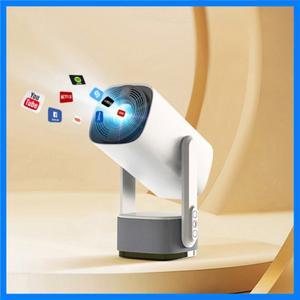 230 ANSI 스마트 야외 프로젝터 배터리, 안드로이드 11, 듀얼 와이파이 6, BT5.0, 4K, 1080P, HD 홈 시네마