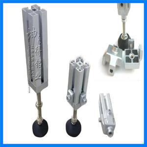 알루미늄 프로파일 풋 엔드 연결 블록 3030 4040 4545 캐스터 휠 컵 고정