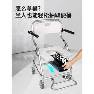 샤워의자 목욕의자 바퀴달린 등받이형