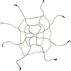 키퍼 6141 지퍼 네트 조절 가능 화물망 블랙/옐로우