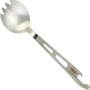 Vargo 티타늄 스코크 - 초경량 스푼 포크 및 캔 오프너 콤보