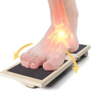 발목 밸런스 보드 ？ 재활 농구 달리기 요가 및 부상 을 위한 안정 트레이너 홈 헬스장 장비(운동 가이드