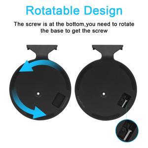 호환 2 IN 1 수직 스탠드 홀더 게임 콘솔 도크 마운트 브래킷 PS5 액세서리용 고정 나사 기본 지원