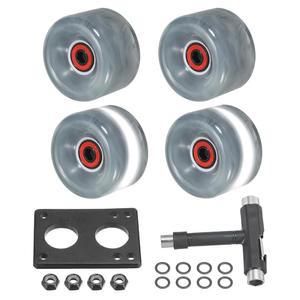 패티킬 롤러 스케이트 휠 세트, 야외 크루저 베어링 스케이트보드 스케이트용 포함된 업 키트가 트럭 도구 라이트 세트 쿼드