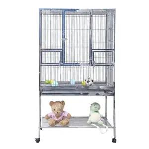 앵무새 케이지 잉꼬 침대 스텐 새장 조류 새집 사육장 하우스 새 둥지 집