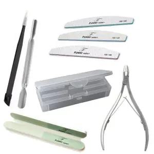 네일케어 필수 8종 기초 네일케어도구세트 케이스포함