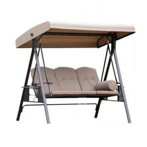 정원 하늘 야외 그네 공중 의자 흔들 2인용 카키색상