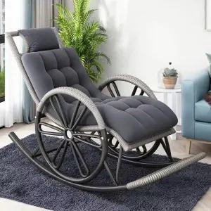 원목 가정용 거실 락킹체어 독서