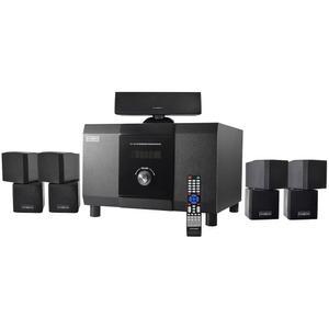 5.1 10인치 서브우퍼, 블루투스, 5개 스피커, 리모컨, 라디오, RCA를 갖춘 채널 홈 시어터 시스템 - 영화, 음악, 노래방에 완벽합니다