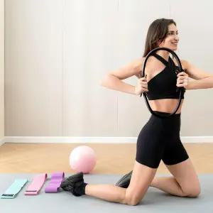 미니 볼과 3개의 저항 밴드가 코어 및 장비 3레벨 키트 토닝 15인치 근력 Gymyard 위한 세트 매직 포함된