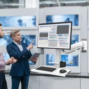 벽걸이 LCD 거치대 산업용 걸이 브라켓 연장 실험실