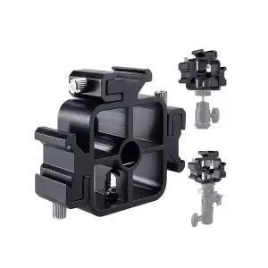 [셀러에이드]트리플 핫슈 콜드슈 마운트 거치대 스트로보 플래시 LED 마이크