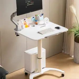 바퀴달린 테이블 컴퓨터 옆 높이조절 사이드 침대