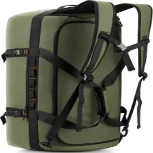 남성용 Hulongo 40L/60L/90L 대형 방수 더플 백팩 여행용 헤비 듀티(그린 90L)