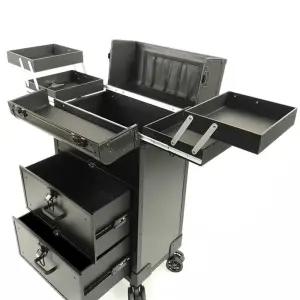 화장품 메이크업 카트 출장 이동식 바퀴 축제 트레이
