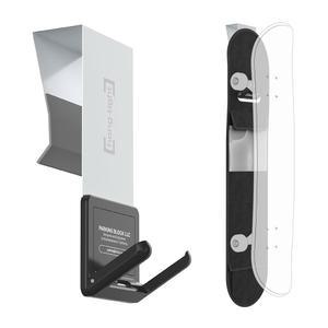 PARKING BLOCK HANG TIGHT 스케이트보드 데크 위한 하드웨어 롤업 문에 스케이트 보드 액세서리를 적합 솔루션 최고의 대부분의 포함 롱보드를 보관 가방 마운트 및 벽 디스플레이용