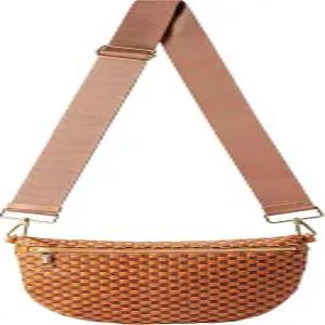 여성용 자이베리온 직조 크로스바디 백 여행용 스트랩이 조절 가능한 체크무늬 PU 범백 슬링 지갑 페스티벌