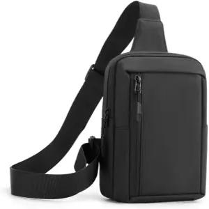 시렉 크로스바디 백 트렌디한 남성용 패니 팩 운동 러닝용 블랙 스몰 슬링 폰 가슴 가방