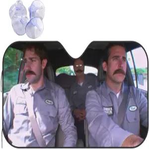 자동차 앞유리를 위한 재미있는 접이식 앞유리 자외선 차단 실내 유니버설 핏 51 X 27.5 차량을 시원하게