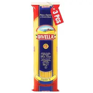 디벨라 엔젤 헤어 파스타 11 16온스. (카펠리니 팩 3개) - 듀럼 밀 세몰리나로 만든 정통 이탈리아 모든