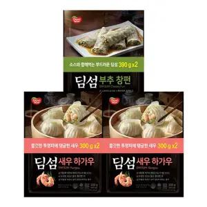 [동원] 딤섬 새우하가우 300g 4봉 + 부추창펀 390g 2봉[35763797]