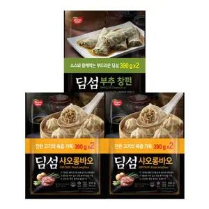 [동원] 딤섬 샤오롱바오 390g 4봉 + 부추창펀 390g 2봉[35763801]