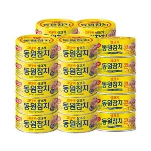 [동원] 라이트참치 85g 20캔 + 콘참치 85g 5캔[35763814]