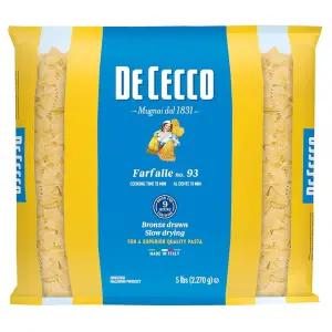 데 세코 파르팔레 93호 파스타 5파운드 정통 슬로우 드라이 듀럼 밀로 만든 소스 및 레시피용 다용도