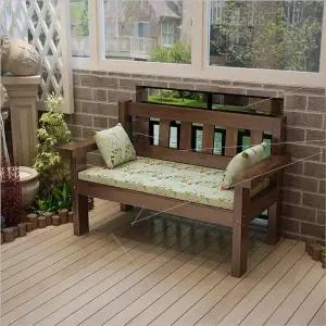 원목 쇼파 현관 벤치 복고 거실가구 긴 안방 3인 나무