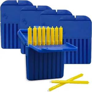 (40개) 스타키 클리어 보청기 왁스 가드 필터 액세서리용 용품 청소 키트 귀 교체 부품 도구 (5 팩 )