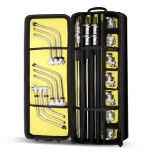 C스탠드 수납 이동식 케이스 케리어 바퀴