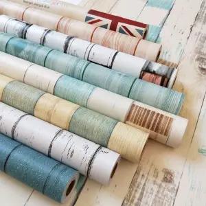 PVC 접착 17x39 스티커 종이 자체 그레인 가구