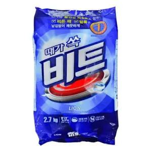 라이온 비트 세탁세제 2.7kg 리필