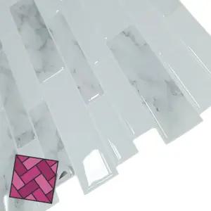 월타일스티커 079 크린 벽돌 인테리어 데코타일 타일스티커 스티커타일