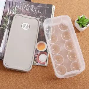 달걀케이스 계란보관함 10구 그레이 계란 케이스 보관 신선 깨짐방지