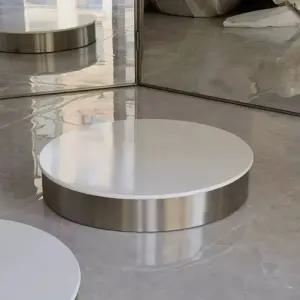 웨딩샵 원형 발판 받침대 플랫폼 피팅룸 매트 드레스 단상