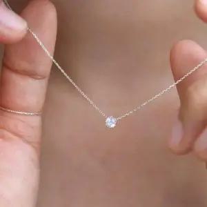 SILVER92.5 92.5 실버 큐빅 6발 은 목걸이 4mm